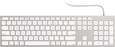 Yivandi All-Aluminum Wired Keyboard for Apple Mac OS, Full Size USB Keyboard picture