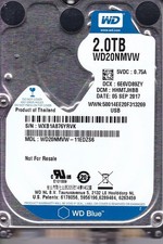 WD20NMVW-11EDZS6 dcm: HHMTJHBB s/n: WXB1A8 SEP 2017 2TB USB 3.0 WESTERN DIGITAL picture