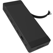 ZAGG 9-PORT HUB 2 USB-C 2 HDMI 4K 60HZ USB-A 10GBPS ETHERNET AUDIO JACK - BLACK picture