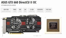 ASUS GTX 660 DirectCU II OC 2GB GDDR5 Graphics Card✅DP HDMI 2x DVI✅ picture