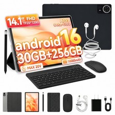 14.1 inch FHD Tablet Android 16 PC 1920*1200 Touchscreen 30GB+256GB ROM 10000mAh picture