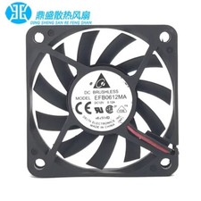 Delta EFB0612MA 6010 DC12V 0.12A 6CM 2-Wire Cooling Fan picture