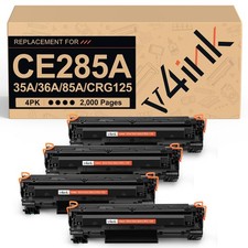 v4ink CE285A Toner Cartridge Compatible for HP 85A 36A 35A 125 - 4-Pack picture