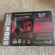 NEW/SEALED Fatal1ty Power Supply OCZ-550 WattS GAMING GEAR picture