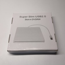 Super Slim USB 2.0 Slot-in DVDRW External for Mac or PC  Brand New picture