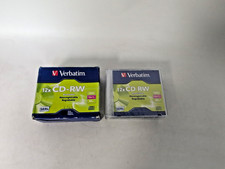 VERBATIM 12X CD-RW 700MB 12X 80 MIN 9 PACK picture