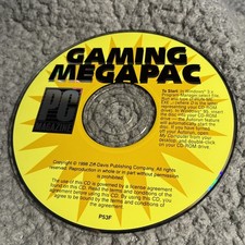 Gaming Megapac PC Magazine CD-ROM Disc Only Not tested picture