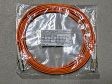 3m LC to LC Duplex OM1 Multimode Fiber Optic Patch Cable 62.5/125 Orange picture