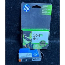 HP 564XL Black Ink Cartridges: Lot of 2 High Yield, CN684WN, New Sealed picture