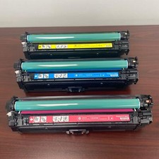 Genuine HP 651A CE343AC CE341AC CE342AC Magenta Cyan Yellow Toner Cartridge Set picture