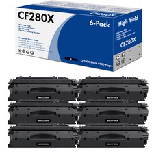 6x Premium CF280X 80X Toner Cartridge Fits For HP Laserjet Pro 400 M401dne M401n picture