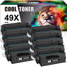 8pk Q5949X 49X Toner Compatible With HP LaserJet 1320tn 1320nw 3392 1320 LBP3300 picture