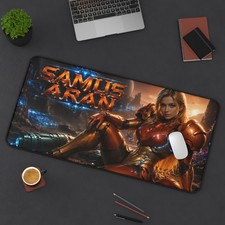 Samus Aran XXL Desk Mat, Gaming Mouse Pad, Keyboard Mat, Gamer Gift picture