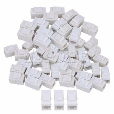 50 x Cat6 RJ45 Gigabit Coupler Female Adapter for Keystone Panel picture