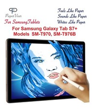 PaperVeer Matte Film Anti-Glare Screen Samsung Galaxy Tablet S7 Plus 12.4 inch picture