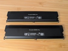 Crucial Pro 32GB Kit (2x16GB) DDR5 6000MHz CL36 Desktop RAM Memory CP16G60C36U5B picture