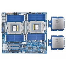 Gigabyte MZ73-LM2 SP5 Motherboard With 2x AMD EPYC 9965 192 Cores 2.7GHz CPU picture