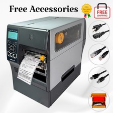 NEW PRINTHEAD Zebra ZT410 Advanced Label Printer Peel Full Rewind USB LAN Serial picture