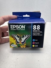 Epson 88 Ink Cartridges Cyan, Magenta, Yellow Model T088520 Expired 07/2023 picture
