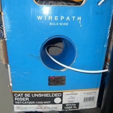 Cat 5E Unshielded Pllen Wirepath White picture