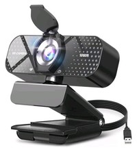 (732)1080P Full HD Webcam with Privacy Cover, Wide Angle Lens, Active Light... picture