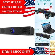 USB-A Powered Wired Speakers - Immersive Stereo Sound for Computers & Laptops picture