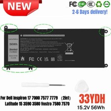 ✅LOT 33YDH Battery For Dell Latitude 15 3590 3580 Vostro 7580 7570 P30E001 picture