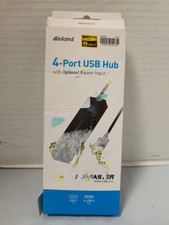 Inland 4 Port USB Hub With Optional Power Input picture