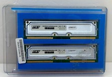 PNY 2x64MB RDRAM Rambus RD0064C-08004504-300 64.4 Non-ECC 800 + Case picture