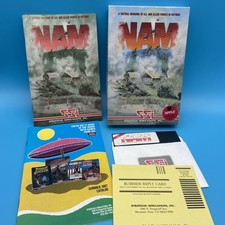 NAM (1986) SSI Apple II - COMPLETE CIB - w/ Summer 1987 Catalog picture