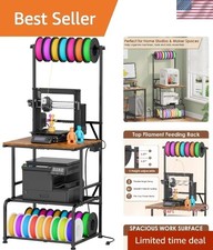 3D Printer Stand with Filament Storage, Large 3D Printer Table Filament Organ... picture