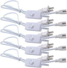 Xiaoyztan T5 T8 LED Tube Power Extension Cable with On/Off Switch, 3.28Ft AC Pow picture