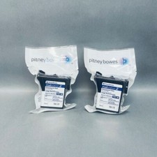 Pitney Bowes Mailstation 2 Flourescent Red Ink Total of 2 Cartridges picture