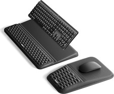 Keyboard Stand and Mouse Pad Set, Soft Memory Foam Wrist Rest picture