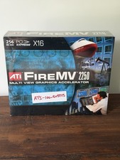 ATI FireMV 2250 B152 256MB PCIe 1.0 x1 video card DMS-59 S-Video NEW picture