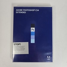 Adobe Photoshop CS4 Extended Student Windows Retail Version 2 Disc w/ Serial # picture