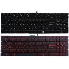 Laptop Original New FOR MSI GE72 6QC 6QD 6QE 6QF 6QL US Backlit Keyboard picture