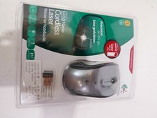 Logitech V450 Nano Cordless Laser Mouse Brand New Sealed Package gray and black picture