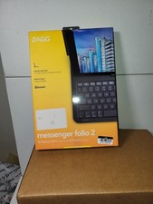 ZAGG Messenger Folio 2 Tablet Keyboard Case Built In Stand New Open Box picture