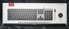 Macally BLSLIMKEYPROSG Backlit USB-C Wired Keyboard for MacOS X - NEW picture