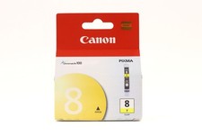 Canon Yellow Ink Cartridge For PIXMA and Pro Series P/N: CLI-8Y Brand New picture