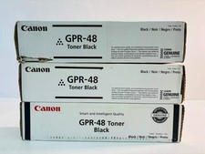 3 New Genuine Canon iRA 400iF, 500iF Black Toner Cartridges GPR-48 2788B003[AB] picture