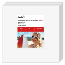 50 PCS Koala Double Sided Matte Photo Paper 12x12 Inch 250gsm Inkjet Print picture