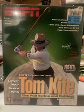 Golf Tom Kite: The Full Swing and Putting for Vintage Apple Macintosh SEALED picture
