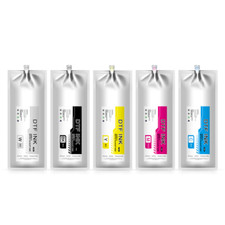 1000ml 5-Color DTF Ink Bags for Textile Printing Works with MUTOH VALUEJET 628D picture