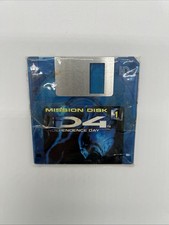 1996 Independence Day ID4 Mission Disc # 1 Floppy Computer Vintage PC picture