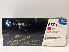 NEW OEM HP 650A CE273A Magenta LaserJet Toner Cartridge CP5525 damage box picture