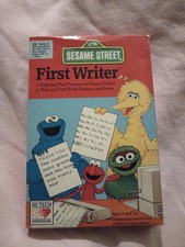 1989 Vintage Sesame Street First Writer Floppy Disk picture