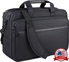 Maletín para portátil. Compatible con portátiles de hasta 17,3 pulgadas (Negra) picture