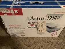 VINTAGE UMAX ASTRA 1210P COLOR SCANNER 600DPI NEW IN BOX  picture